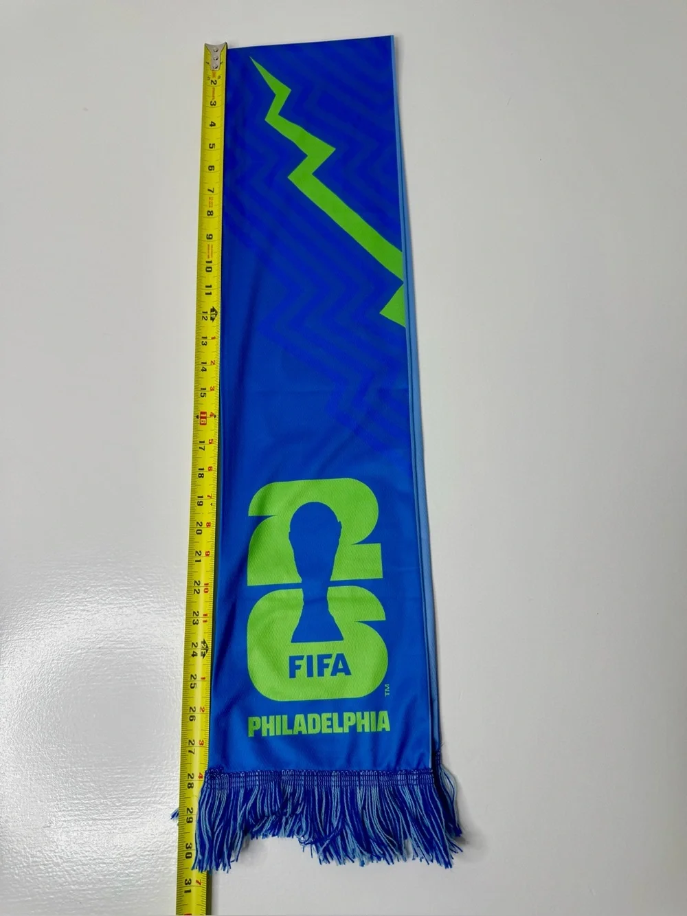 FIFA Philadelphia Blue & Lime Fan Scarf